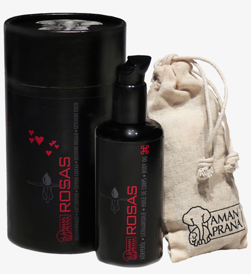 Download Amanprana Organic Body Oil And Massage Oil - Limited Gift Edition Amanprana Rosas!, transparent png #1458332