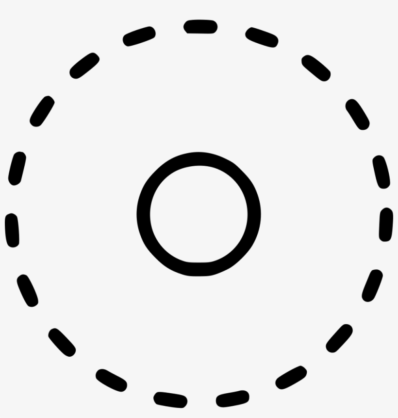 Circle Shape Dotted Target - Circle, transparent png #1458528