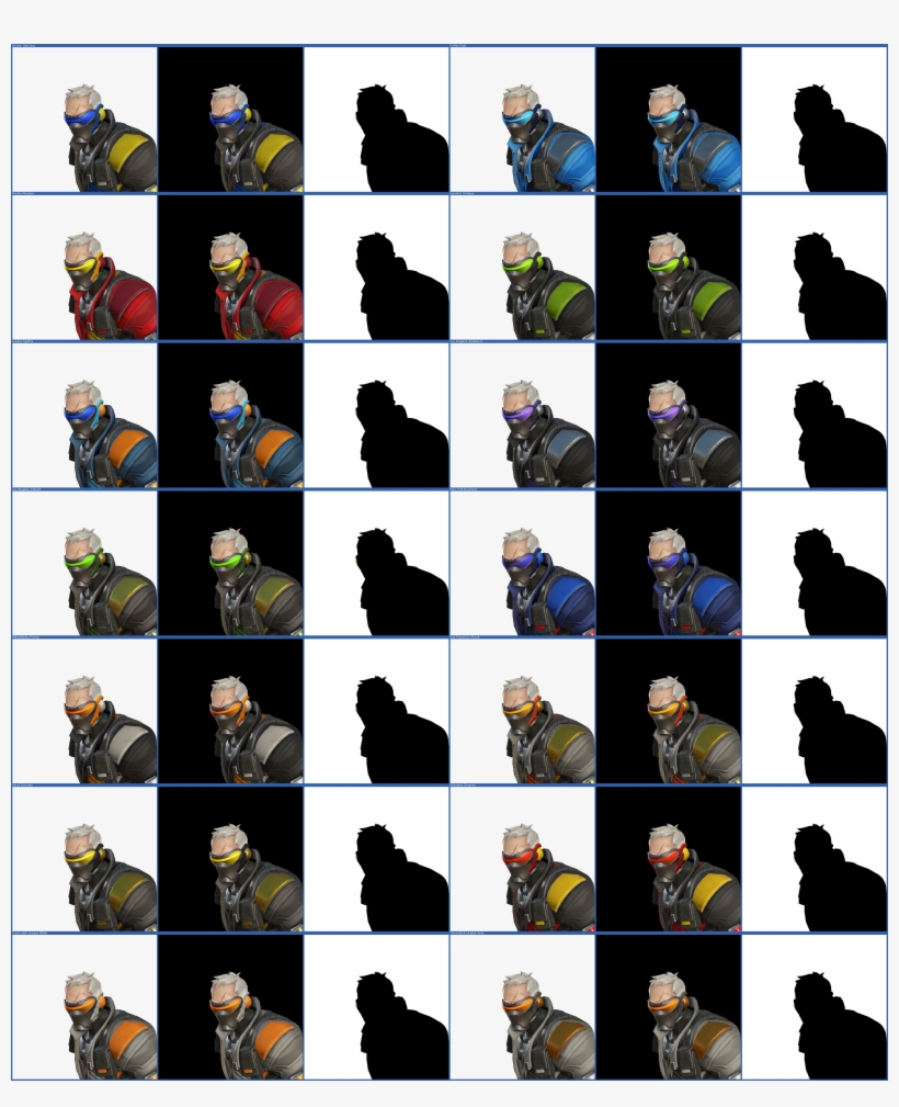 Click For Full Sized Image Soldier - Soldier 76 Houston Outlaws, transparent png #1458671