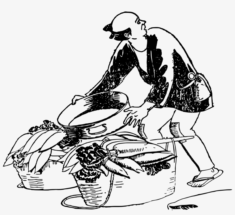 This Free Icons Png Design Of Guy With Veggies, transparent png #1458878