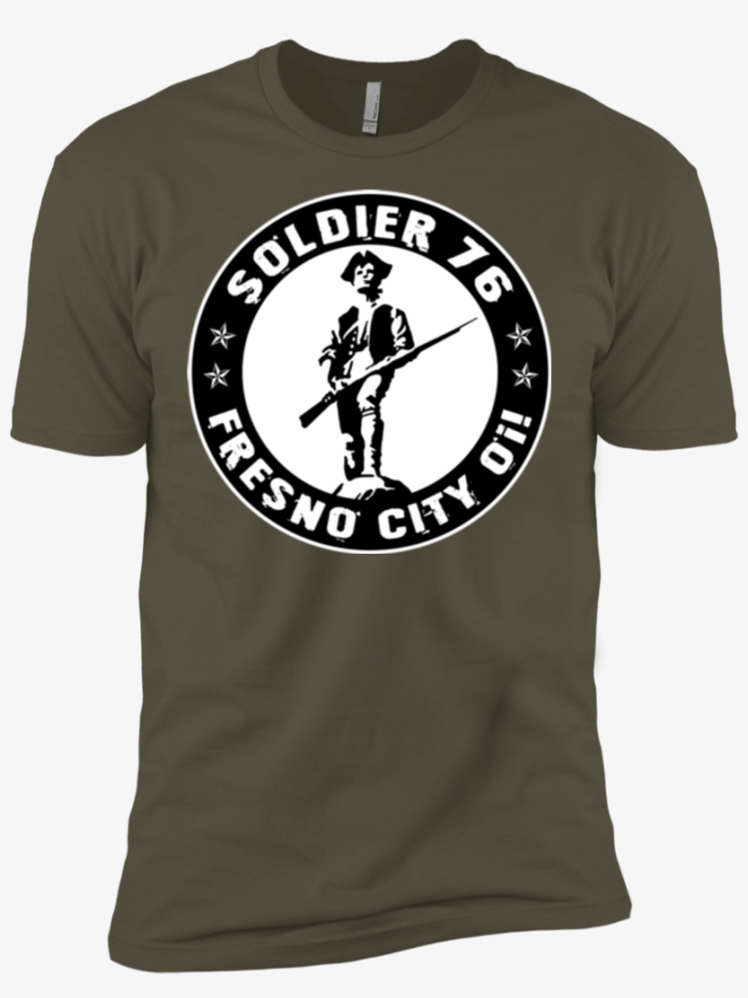 Soldier 76 Fresno City Oi Unisex T-shirt - Original Minute Man Shower Curtain, transparent png #1458897