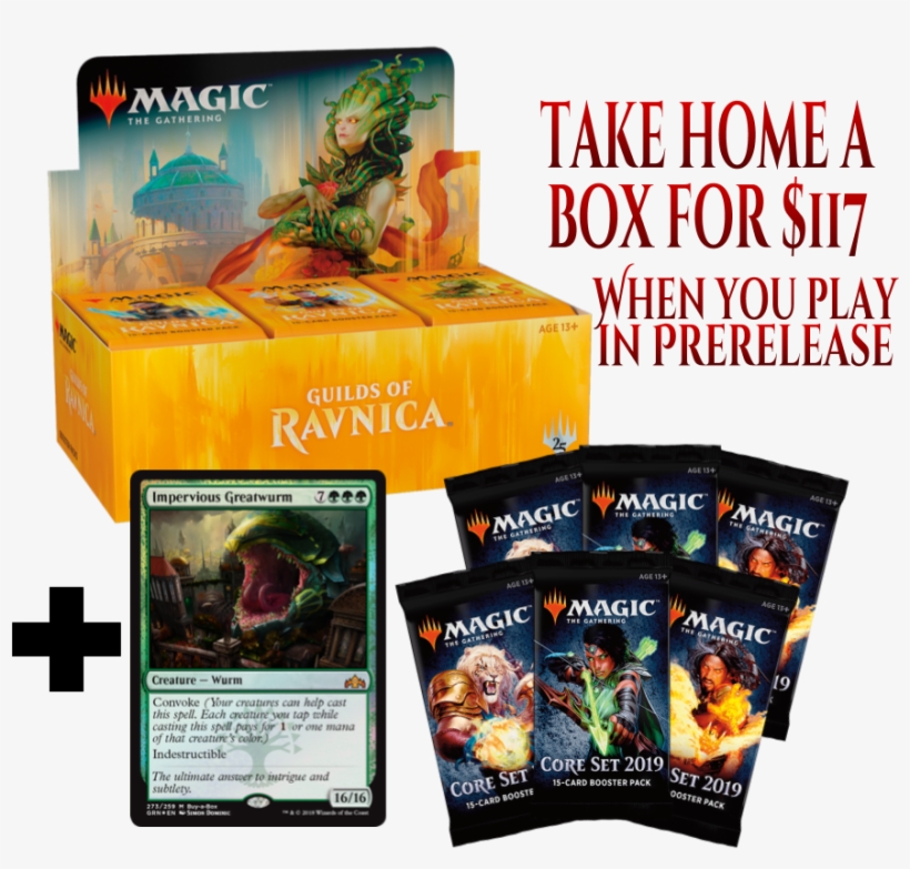 Pre-order Your Guilds Of Ravnica Booster Box For $117, transparent png #1458919