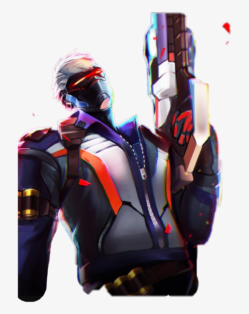 Report Abuse - Soldier 76 Fan Art, transparent png #1458920