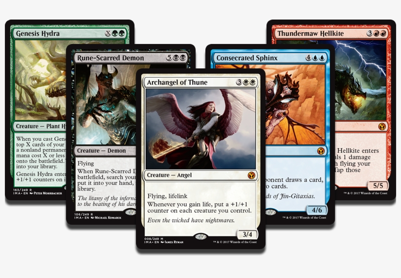 Although These Are The Big Splashy Creature Types That - Wizards Of The Coast Magic The Gathering: Genesis Hydra, transparent png #1458939