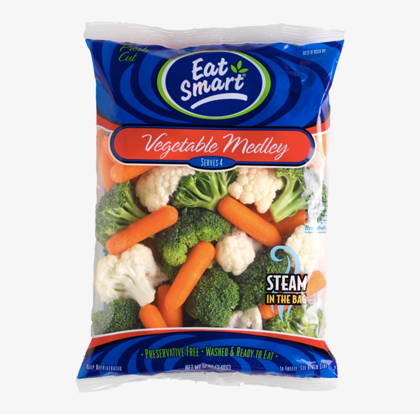 Vegetable Bag - Eat Smart Broccoli Slaw - 12 Oz Bag, transparent png #1459163