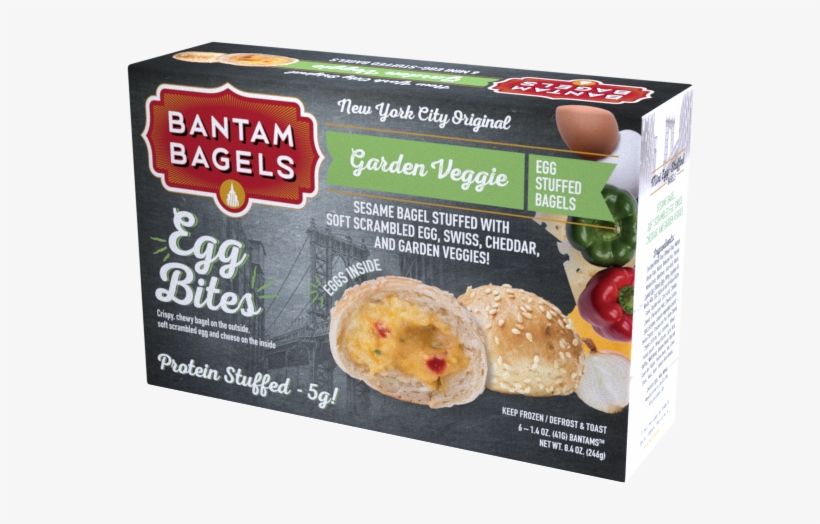Bantam Bagels Stuffed Bagels, Cinnamon Bun, Mini -, transparent png #1459204