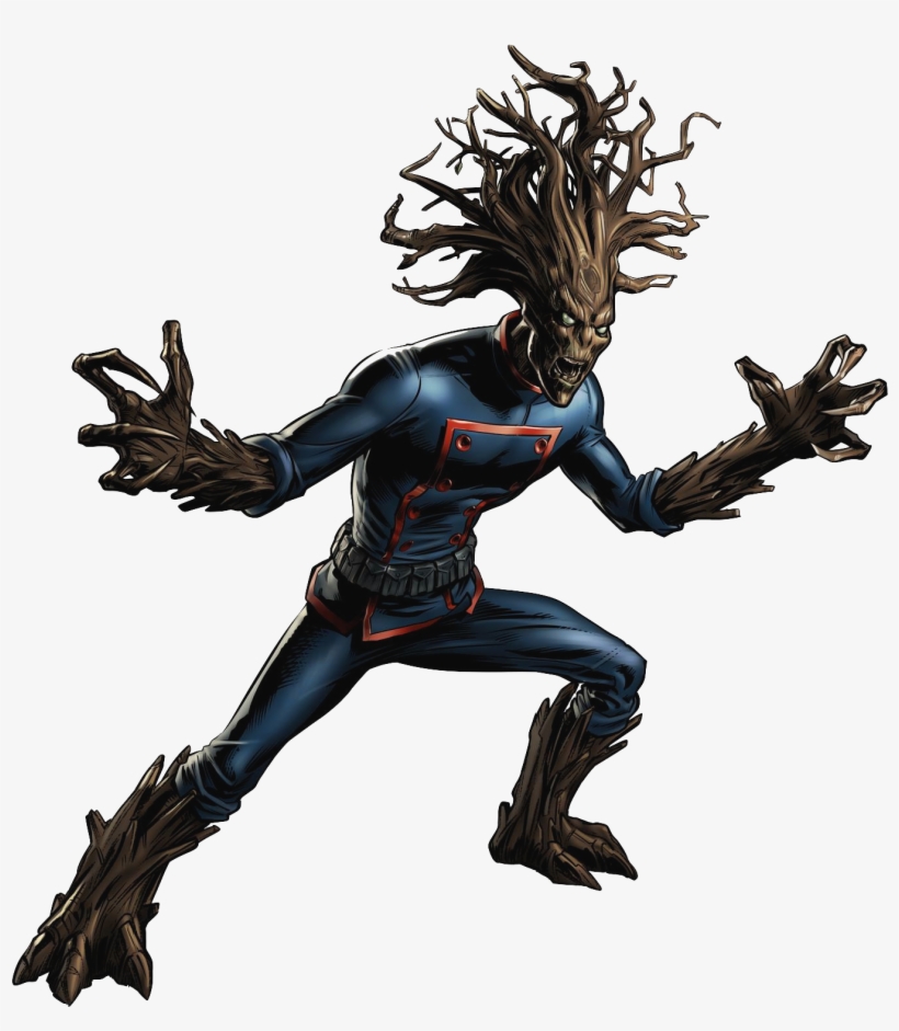 Groot Portrait Art - Guardians Of The Galaxy Groot Comic, transparent png #1459515
