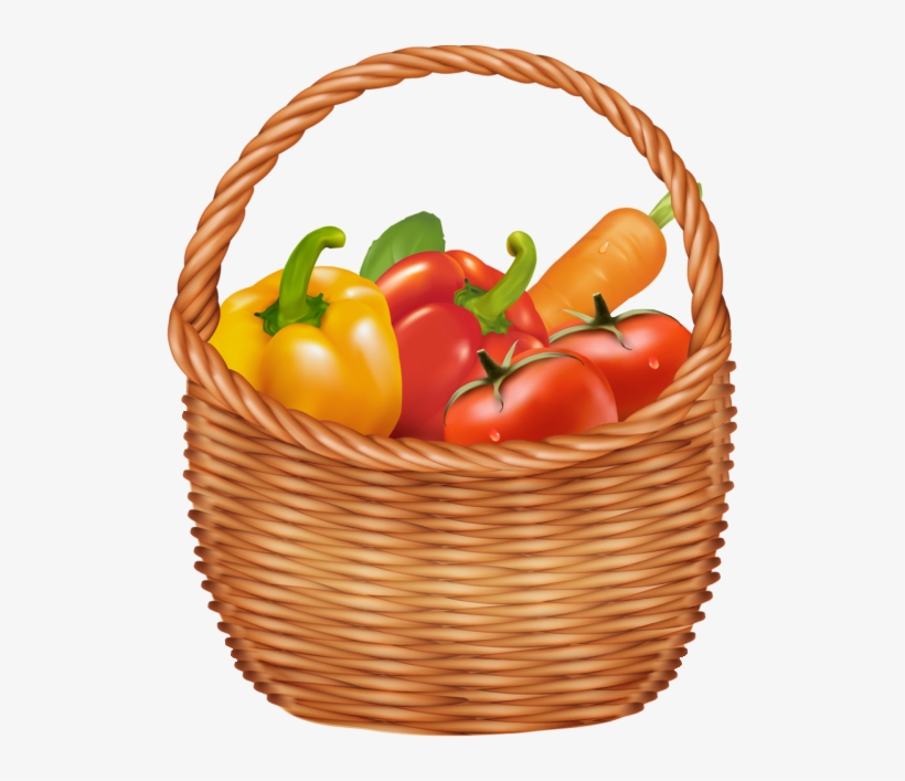 Vegetables Basket Png Clipart Picture - Vegetables Clipart, transparent png #1459542