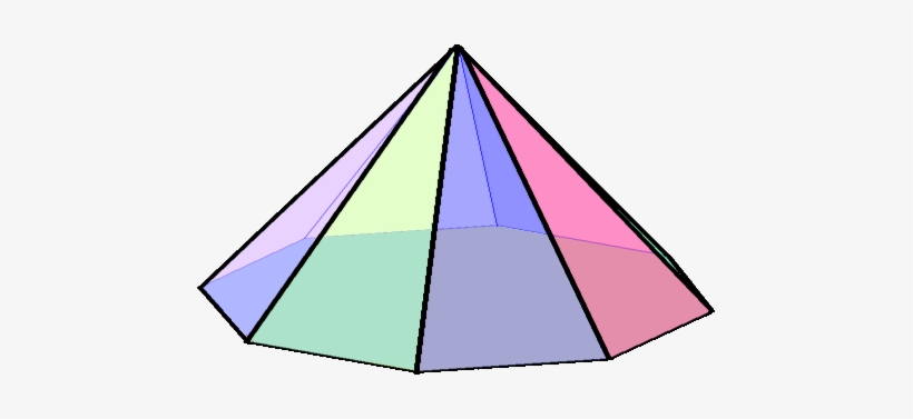 Octagonal Pyramid1 - Octagonal Based Pyramid, transparent png #1459848