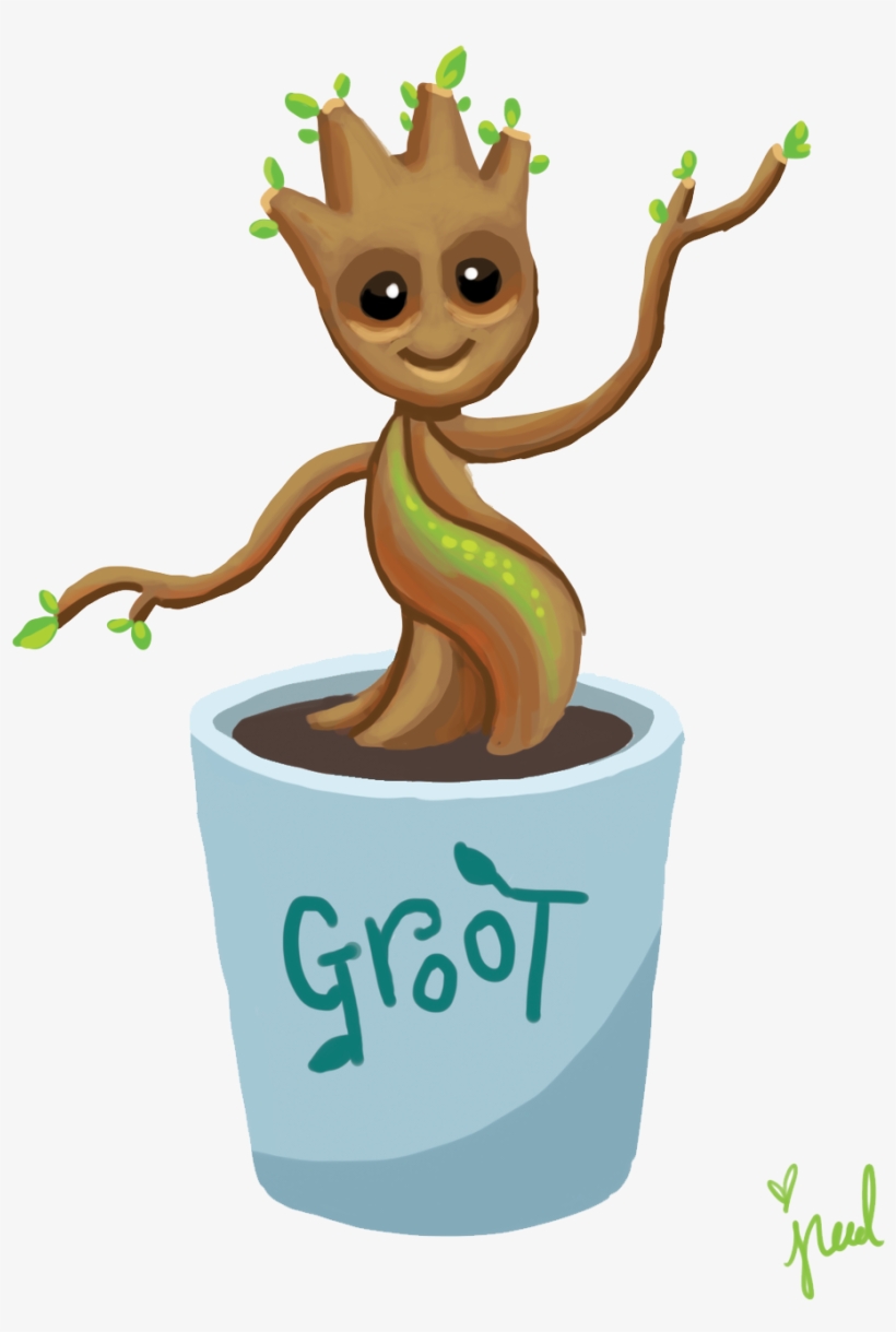 Baby Groot Transparent Background, transparent png #1459923