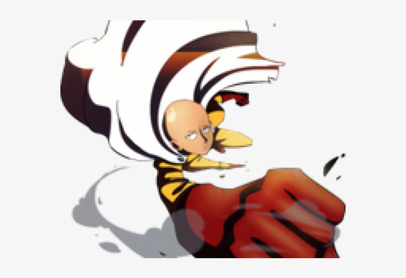 One Punch Man Clipart - One Punch Man Flying, transparent png #1460256