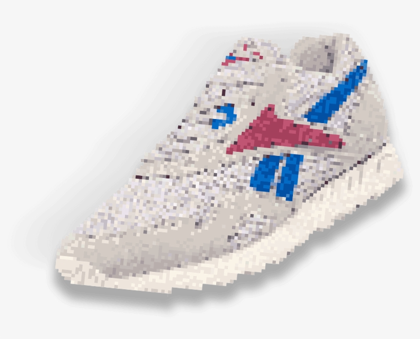 Reebok Vector B2 Tenisica Pixel B2 Tenisica Blur B2 - Slip-on Shoe, transparent png #1460306
