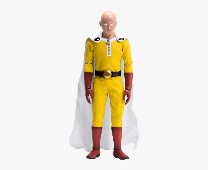 One Punch Man - One Punch Man 1/6 Scale Action Figure: Saitama, transparent png #1460335