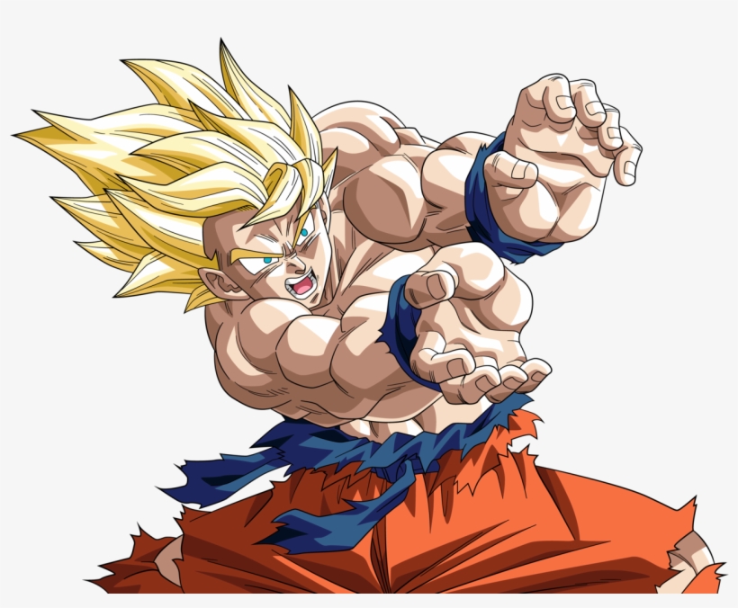 Super Saiyan Goku Alt Palette By Rayzorblade189 - Goku Battle Damaged Super Saiyan, transparent png #1460390