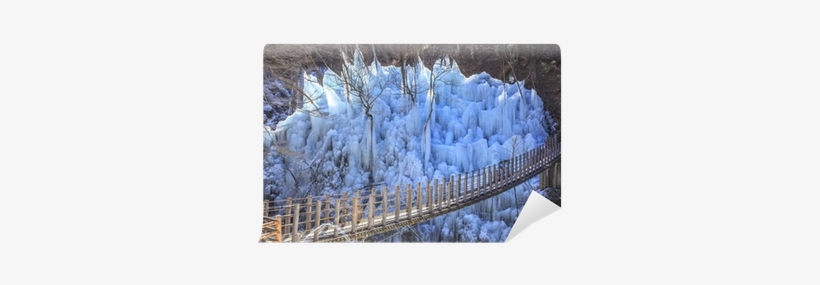 Icicle Of Onouchi, Ogano, Saitama, Japan Wall Mural - Bridge, transparent png #1460482