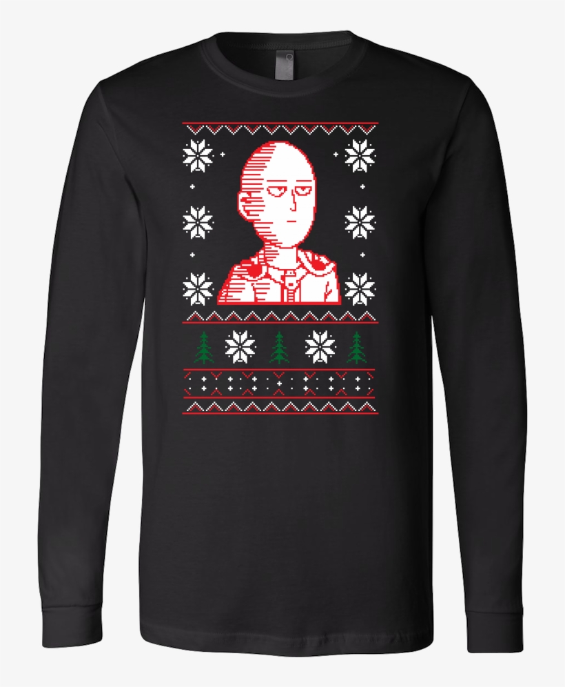 One Punch Man - Saitama Christmas Sweater, transparent png #1460578