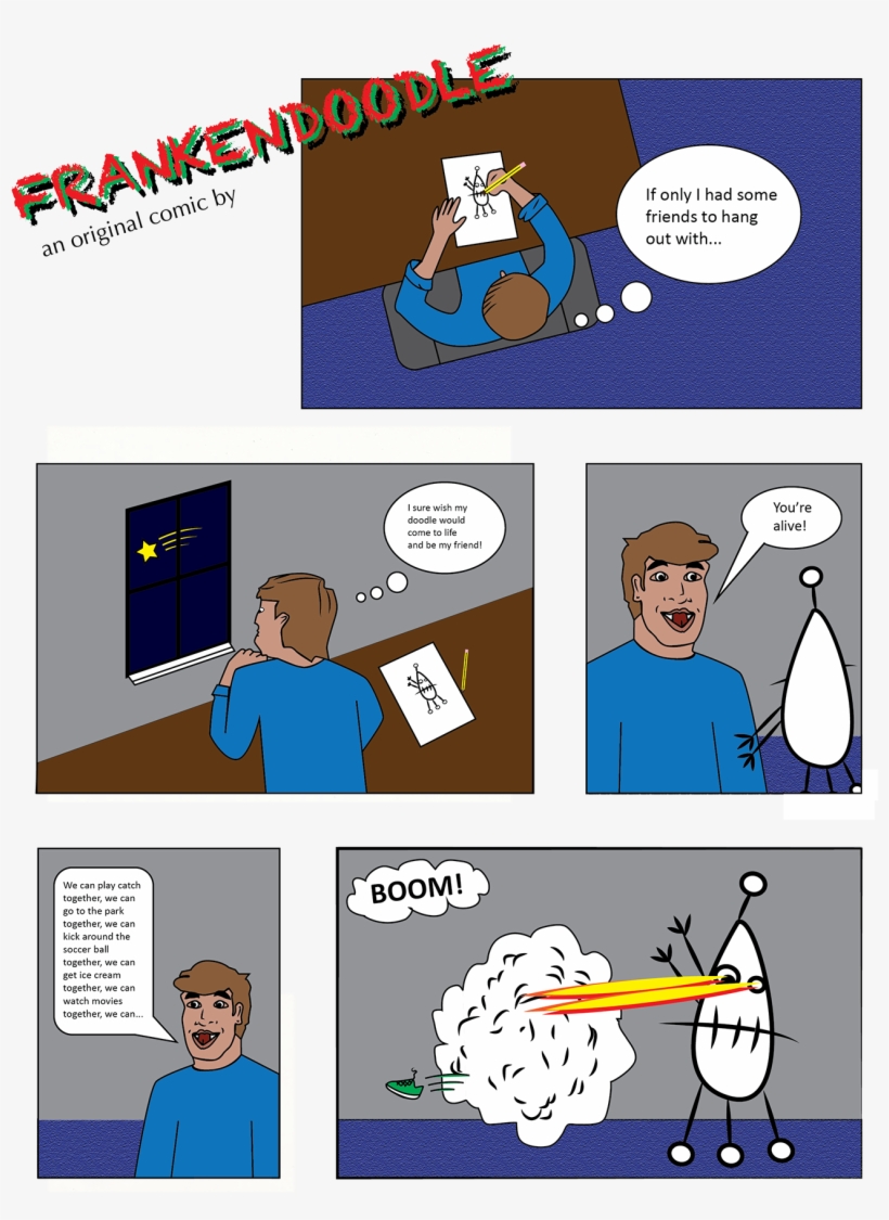 Graphic Story Entirely From Scratch, I Decided To Combine - Comics, transparent png #1460788