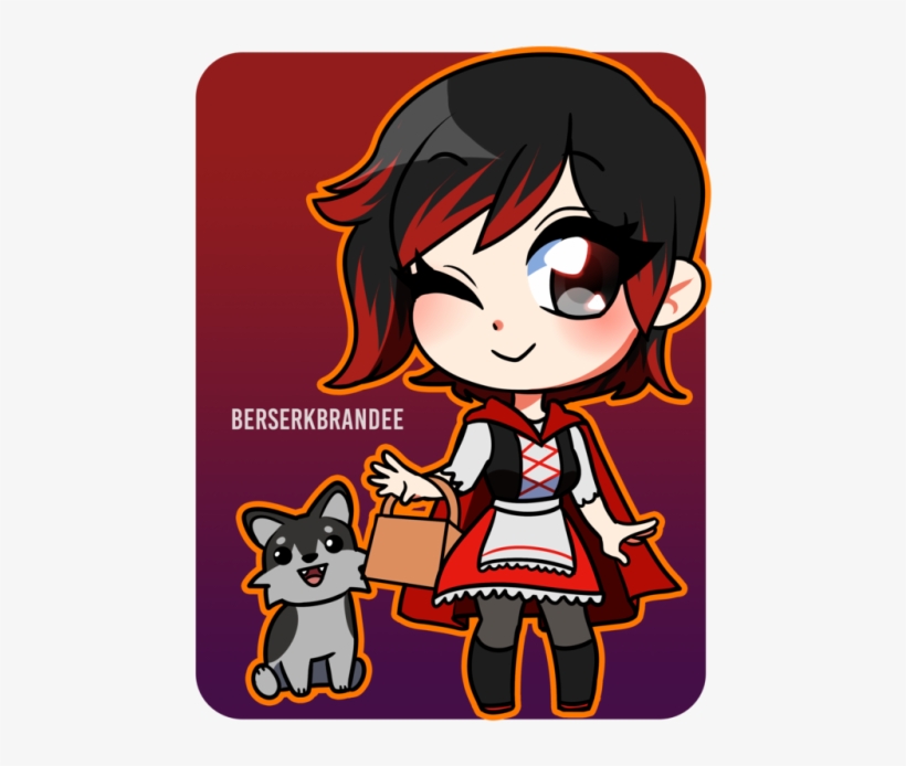 Team Rwby In The Costumes Of The Characters They Were - Little Red Riding Hood, transparent png #1461003