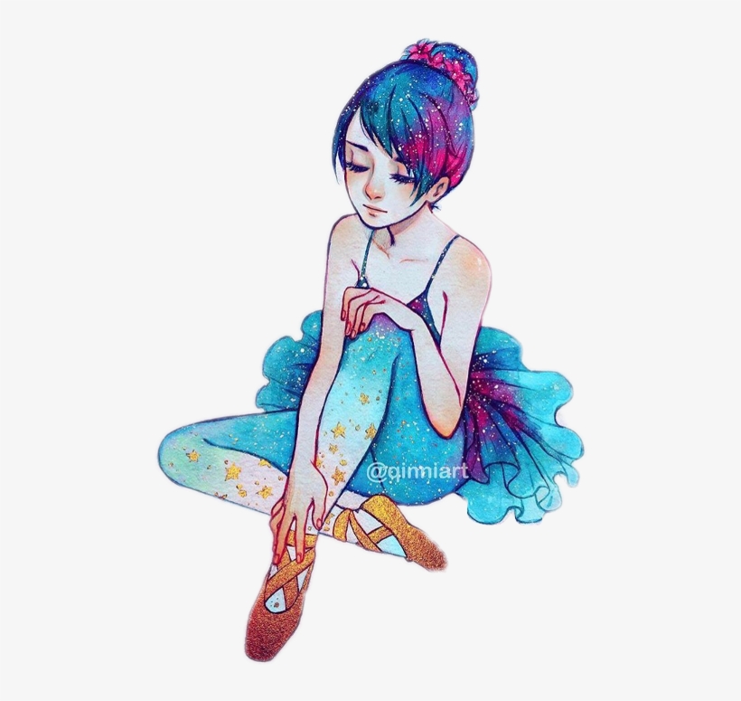 Drawing A Galaxy Ballerina, transparent png #1461334