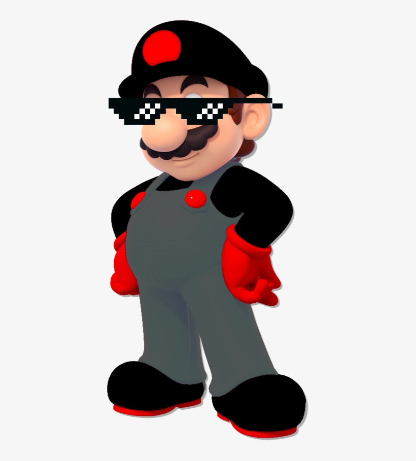 Mlg Mario Is Here - Meme, transparent png #1461379