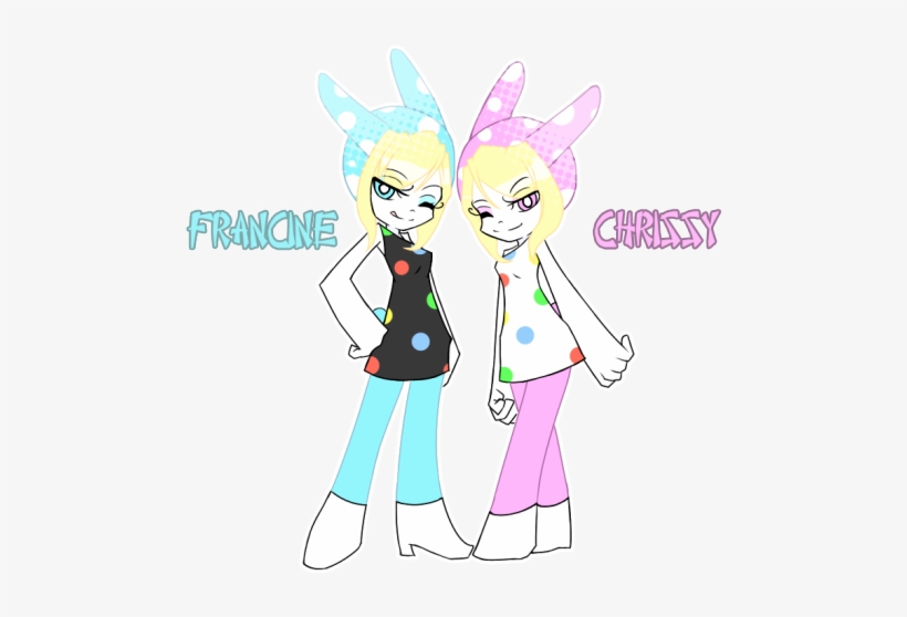 Francine And Chrissy Anime, transparent png #1461537