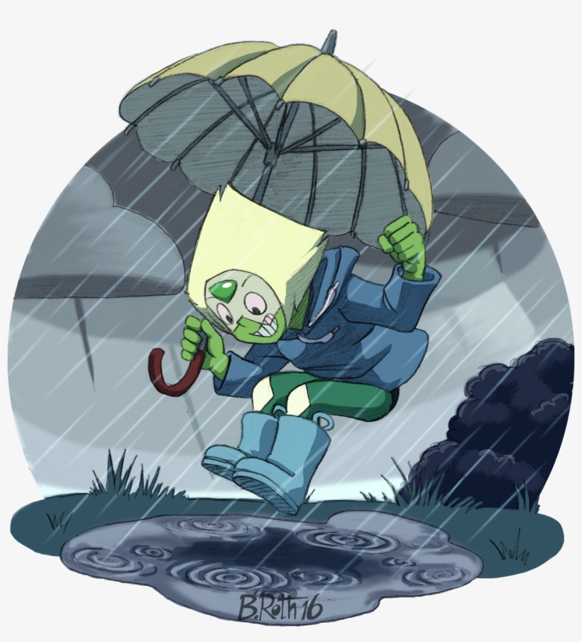 Cartoon Fictional Character Mythical Creature - Jumping In Puddles Anime, transparent png #1461730
