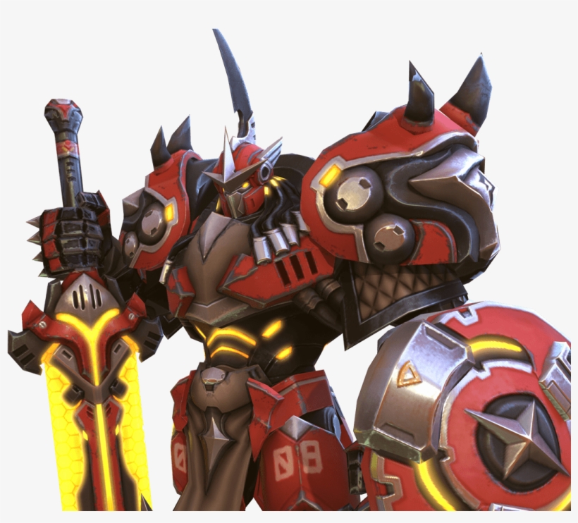 I Had To Check If This Was Just A Cut Paste Job Of - Overwatch Reinhardt China Skin Art, transparent png #1462055