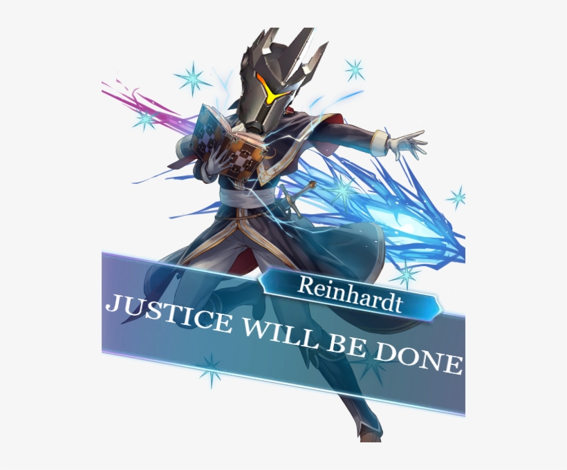 Reinhardt Justice Will Be Done - Reinhardt Fire Emblem Meme, transparent png #1462337