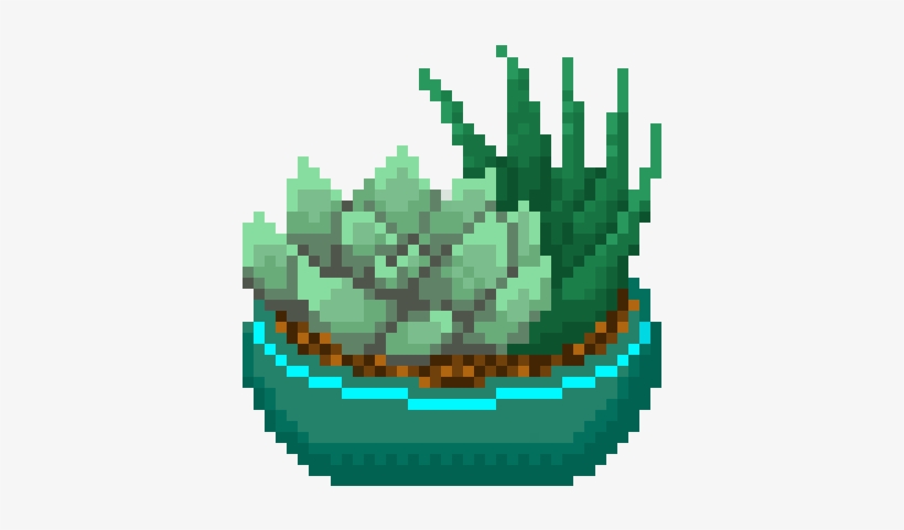 By Artsybarrels On Deviantart - Succulent Art Png Pixels, transparent png #1462425