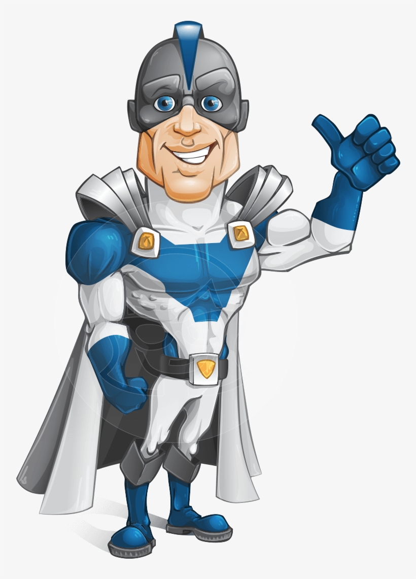 Vector Futuristic Hero Character - Futuristic Cartoon Characters, transparent png #1462665