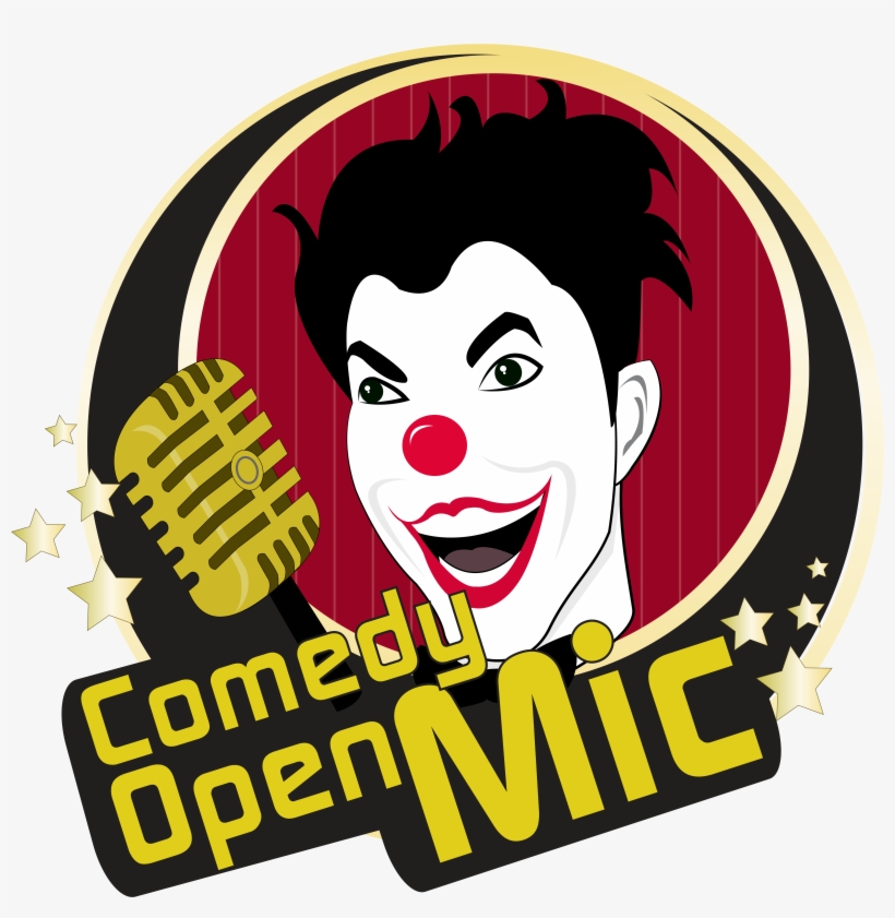 Com Joker Golden Mic Logo, transparent png #1462715
