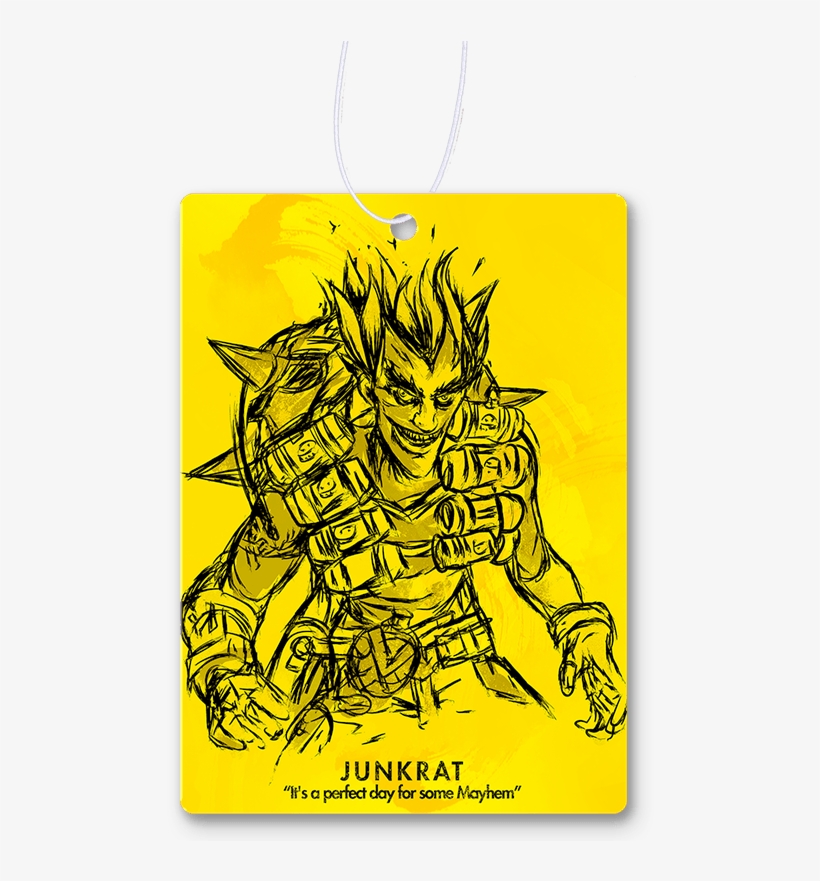 Junkrat Air Freshener - Illustration, transparent png #1463066