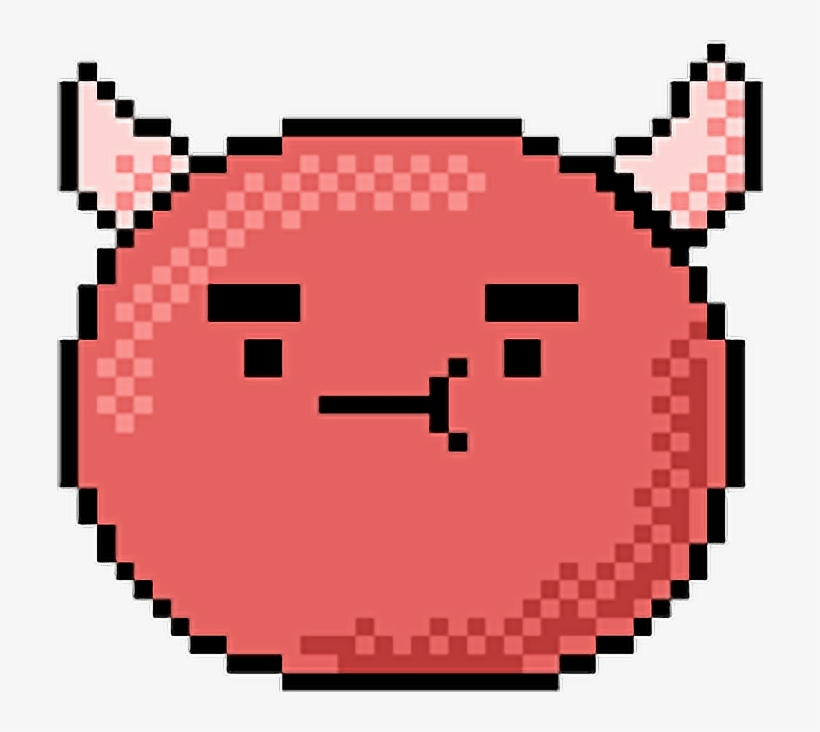 Devil Emoji Evil Devilemoji Kawaii Cute Pixel Pixels Imagenes De Donas Tumblr Png Free Transparent Png Download Pngkey