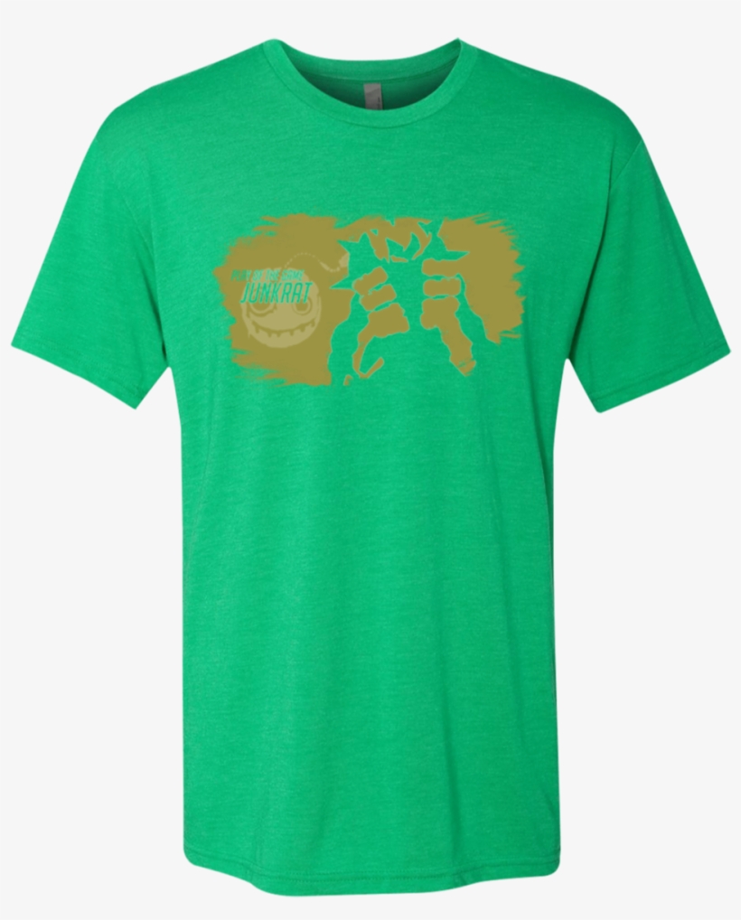 Junkrat Base Men's Triblend T-shirt - Wholesale Next Level Triblend Crew-envy-xl, transparent png #1463145