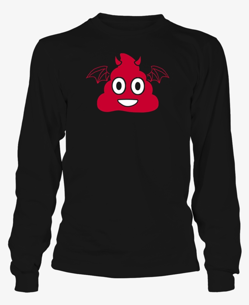 Halloween Devil Poop Emoji Shirt Halloween Devil Poop - Brad Marchand #63 Unisex Long Sleeve, transparent png #1463169