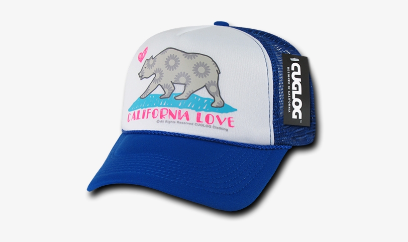 This Button Opens A Dialog That Displays Additional - Cuglog California Bear Love Foam Trucker Hat Cap For, transparent png #1463224