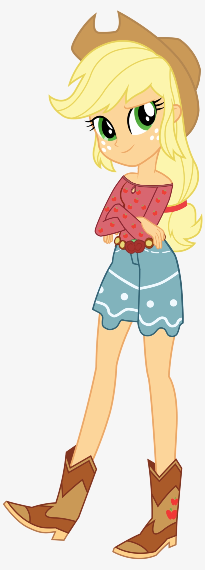 Mlgskittles, Boho, Boots, Camp Fashion Show Outfit, - Applejack My Little Pony Equestria Girls, transparent png #1463362