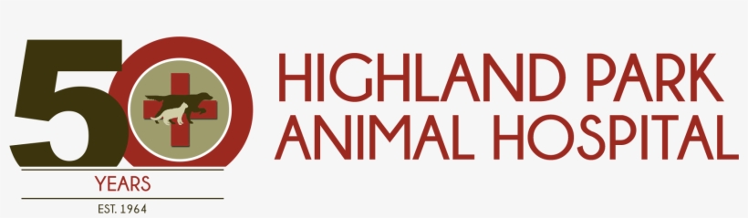 Hpah 50th Logo Transp Header Large - Highland Park Animal Hospital, transparent png #1463538