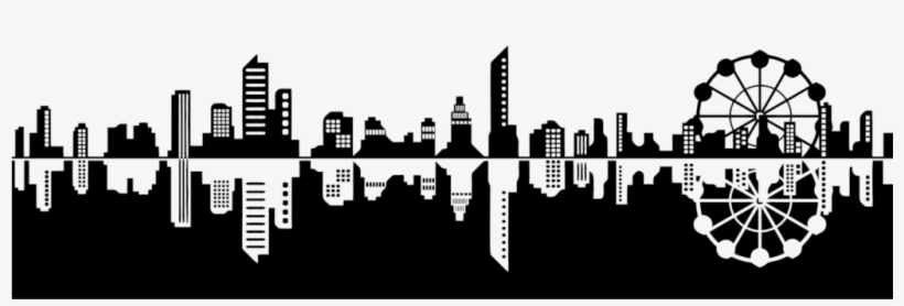 Free Cityscape Png Pic - Negative And Positive Cityscape, transparent png #1464132