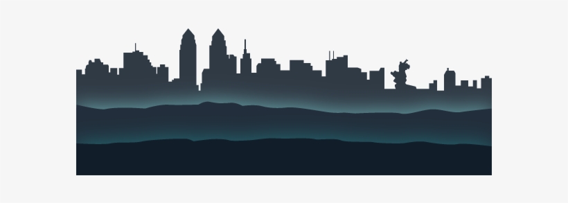 Cityscape - Silhouette, transparent png #1464276