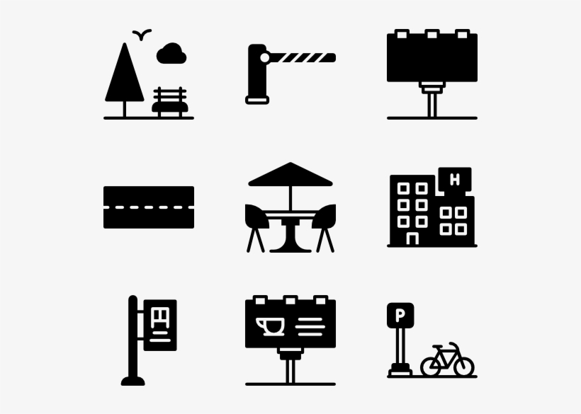 Cityscape - Icon, transparent png #1464647