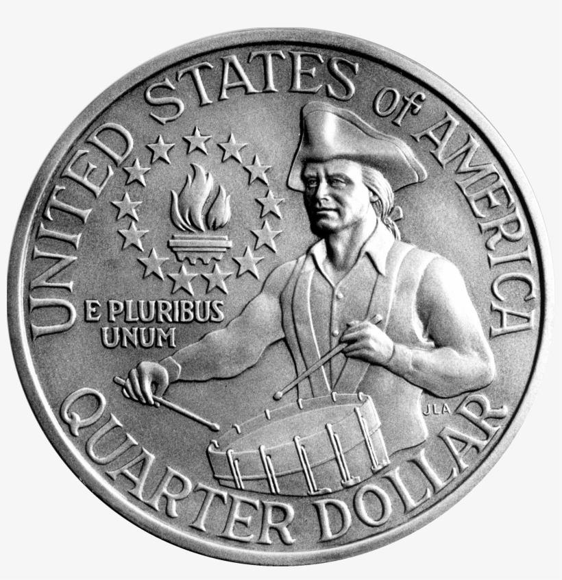 1976 Bicentennial Quarter Rev - Bicentennial Quarter, transparent png #1464835