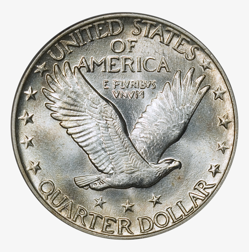 Standing Liberty Quarter Type2m 1926 Reverse - Tails On A Coin, transparent png #1464856