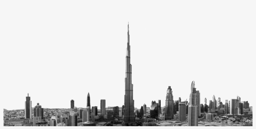 Burg Skyline Png - Burj Khalifa, transparent png #1464876