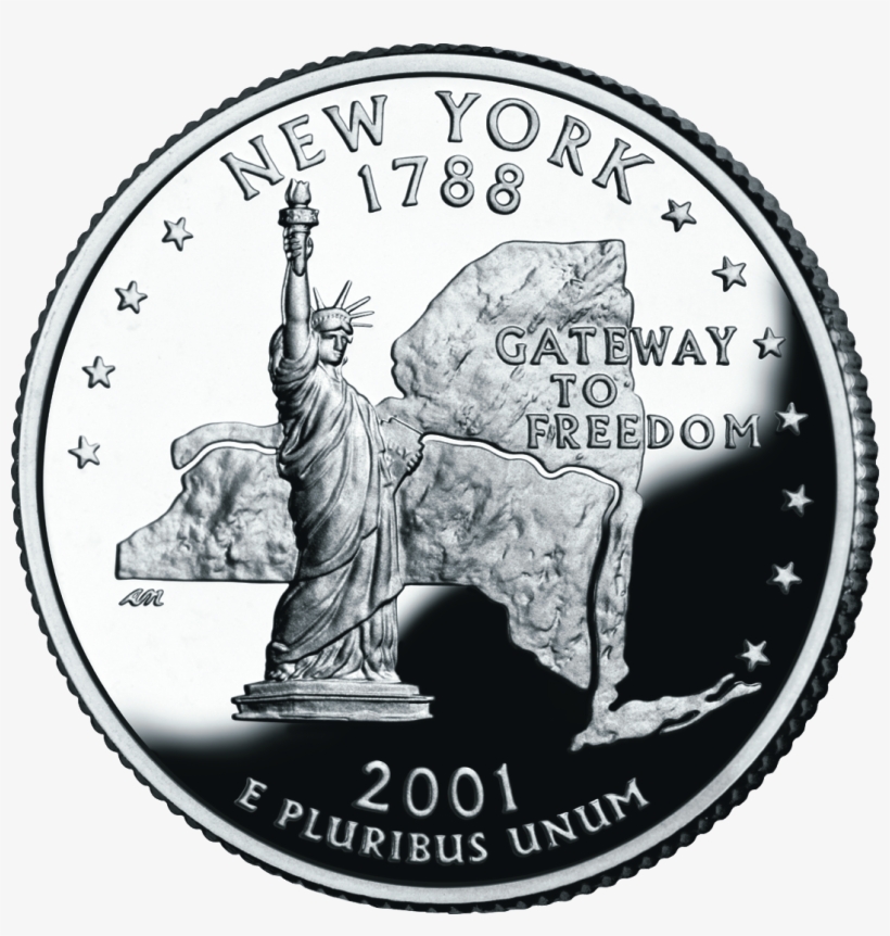 Wv Quarter Png Freeuse - New York Quarter, transparent png #1464897