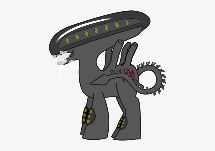 Alien , Artist - Пони Чужие, transparent png #1464919