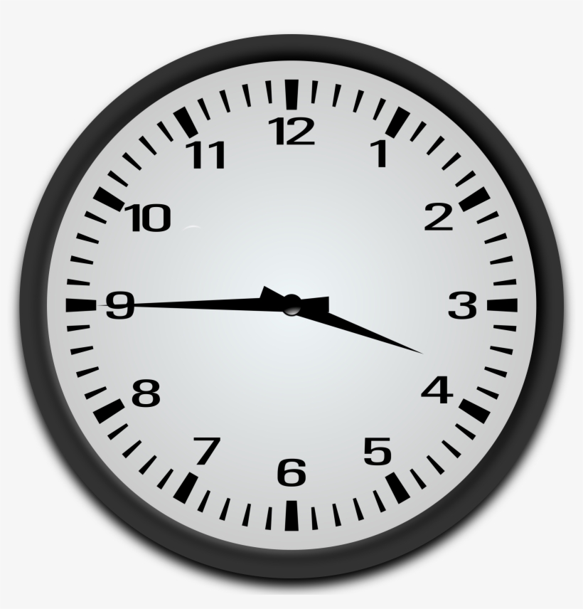 This Free Icons Png Design Of Quarter To 4 O'clock, transparent png #1464948