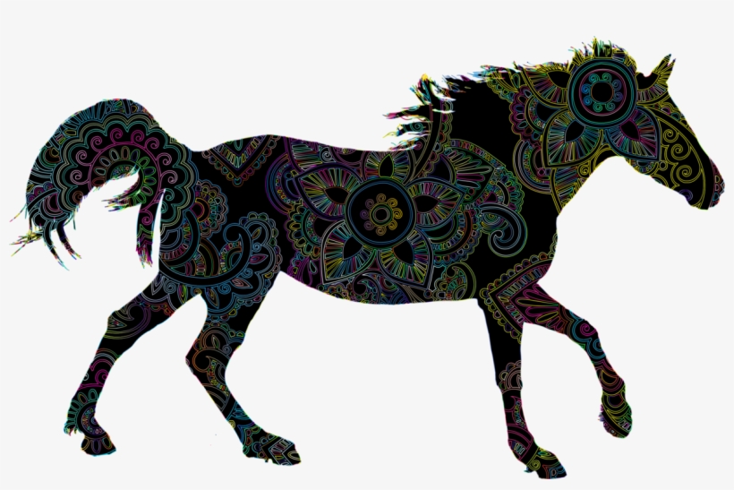 Arabian Horse American Paint Horse American Quarter - Horse Silhouette Free Png, transparent png #1464968