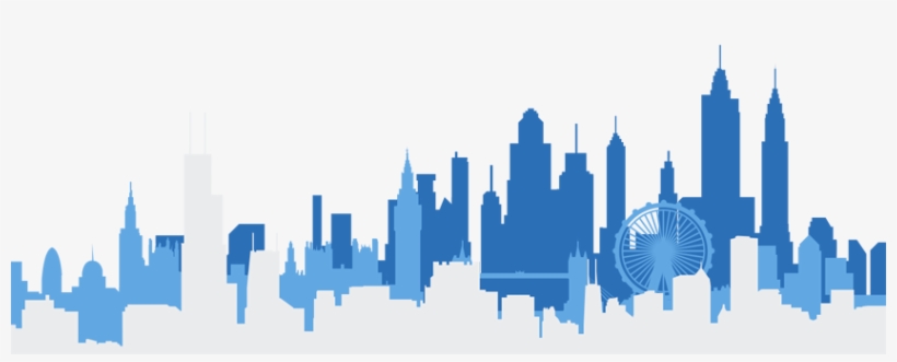 Skyline-all - Skyline New York Dessin, transparent png #1465099