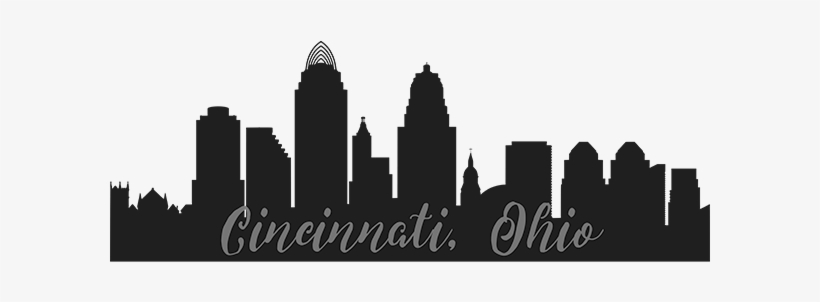 K20031 “cincy Skyline” - Cincinnati Skyline Silhouette, transparent png #1465159